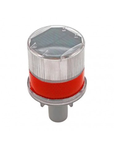 Baliza Solar Vial Roja para Cono